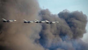 Aviones rusos destruyen objetivos yihadistas