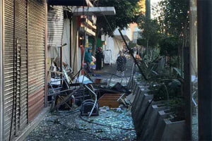 Explosión en cafetería-Del Valle