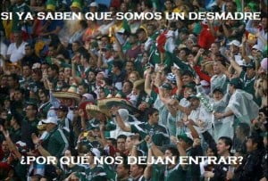 Meme de aficionados de la Selección de México