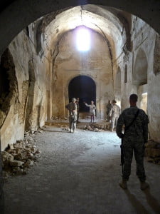Monasterio en Mosul sirvió de lugar de culto a soldados de EU