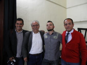 Juan Terrazas, Agustín Sánchez, Israel Caleón y Edmundo Cruz
