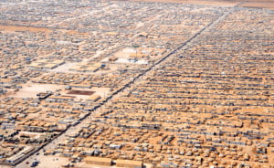 Zaatari campo de refugiados sirios-vista aérea