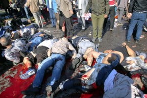 Víctimas del atentado en Ankara-EFE