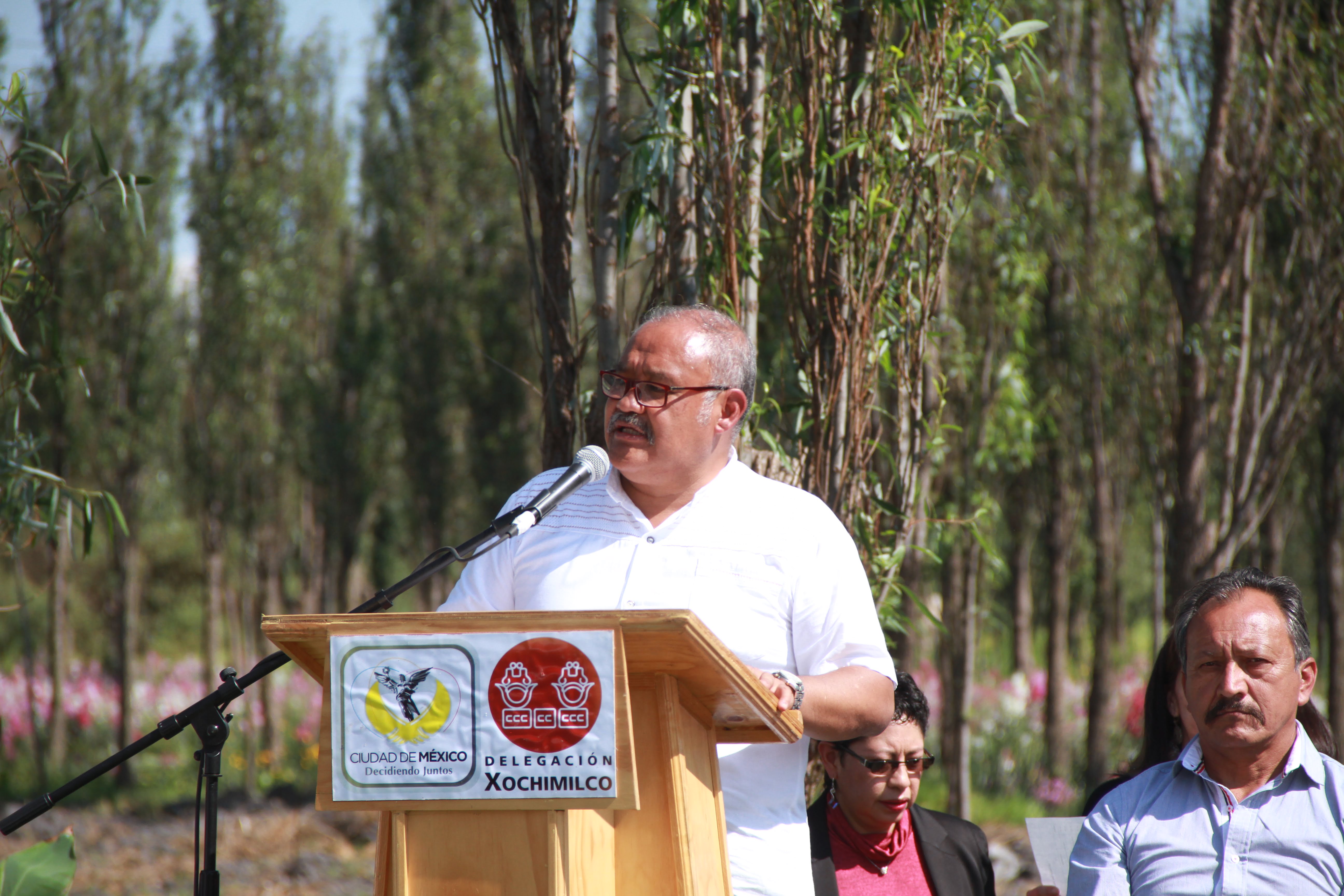 El delegado de Xochimilco clausuró la obra