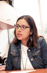 Gabriela Ruiz Serrano. Foto cortesía de la UNAM
