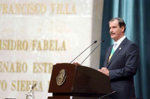 Vicente Fox, en su 4o. Informe de Gobierno.Foto: Wikimedia Commons