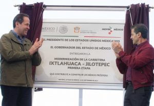 Eruviel Ávila Villegas y Enrique Peña Nieto. Foto de la Presidencia de la República