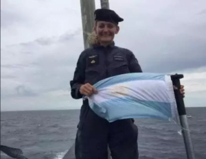 Eliana Krawczyk, Oficial submarinista del ARA San Juan. Foto: Especial